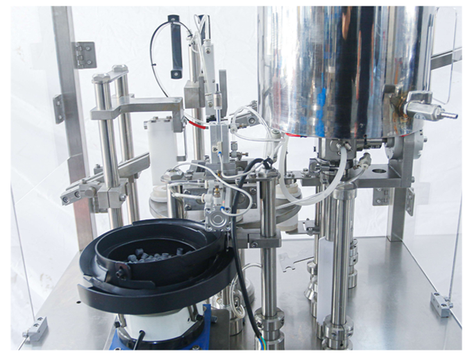 Automatic Prefillable Glass Syringe Filling Closing MachineLiquid SectionAligned Machinery Co