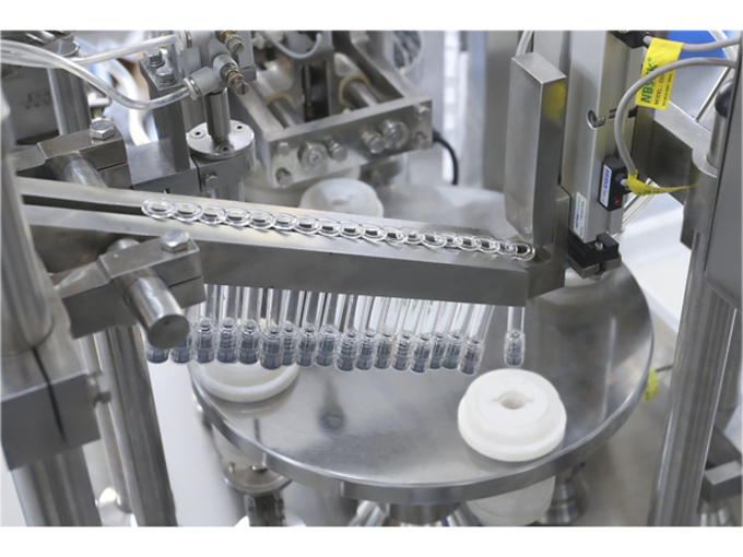 Automatic Prefillable Glass Syringe Filling Closing MachineLiquid SectionAligned Machinery Co